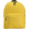 Sac à dos personnalisé en polyester Livia Matières : polyester Couleurs : jaune marquage laser ultra précis