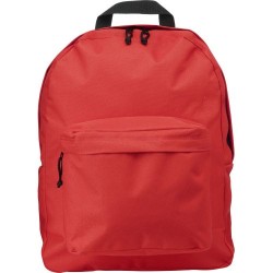Sac à dos personnalisé en polyester Livia Matières : polyester Couleurs : rouge cadeau collaborateur premium