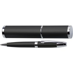 Stylo bille assorti personnalisé dans un tube Mark Matières : métal Couleurs : noir