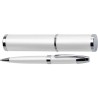 Stylo bille assorti personnalisé dans un tube Mark Matières : métal Couleurs : blanc personnalisable avec votre logo