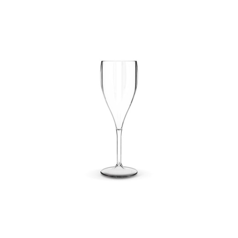 Flûte à Champagne Réutilisable Éco-responsable en Plastique Tritan 16 cl - Ras Bord livraison express 24h 48h