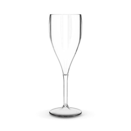 Flûte à Champagne Réutilisable Éco-responsable en Plastique Tritan 16 cl - Ras Bord livraison express 24h 48h