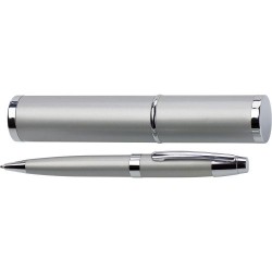 Stylo bille assorti personnalisé dans un tube Mark Matières : métal Couleurs : blanc livraison express 24h 48h