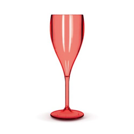 Flûte à Champagne Réutilisable Éco-responsable en Plastique Tritan 16 cl - Ras Bord marquage laser ultra précis