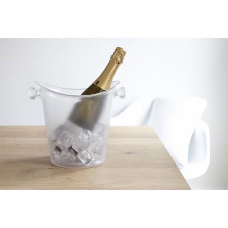 Seau à Champagne en Plastique Givré Brian