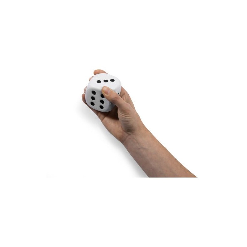 Anti-stress 'dé' Javier : Détente ludique et personnalisable