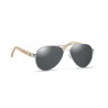 Lunettes de soleil s en bambou personnalisées - Protection UV400 HONIARA Matières : bambou Couleurs : noir goodies personnalisé 