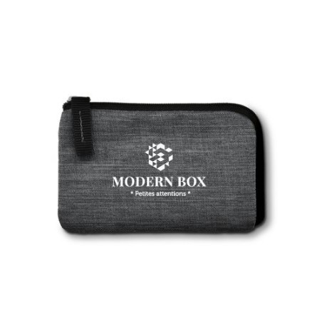 Porte-monnaie anti RFID  en rPET avec porte-carte de crédit - Personnalisé personnalisation rapide en France