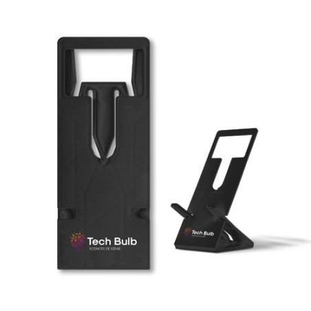 Support repliable extra-plat en matière recyclée pour téléphone goodies publicitaire événementiel