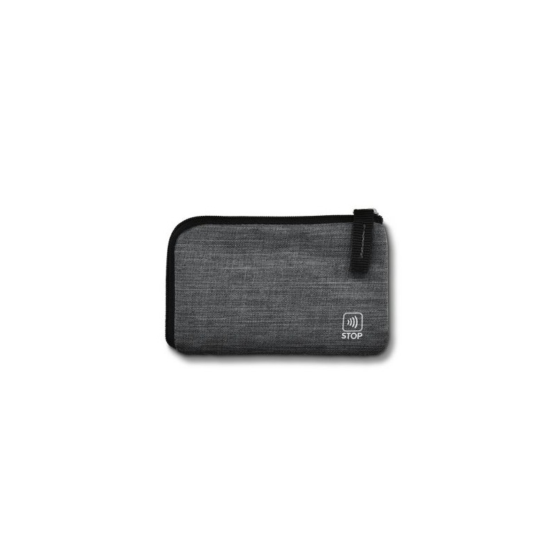Porte-monnaie anti RFID  en rPET avec porte-carte de crédit - Personnalisé goodies personnalisé en stock