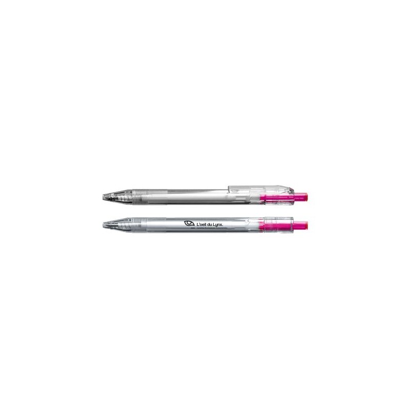 Stylo Bille Éco-responsable en rPET - Écriture Bleue Personnalisée pas cher goodies personnalisé en stock