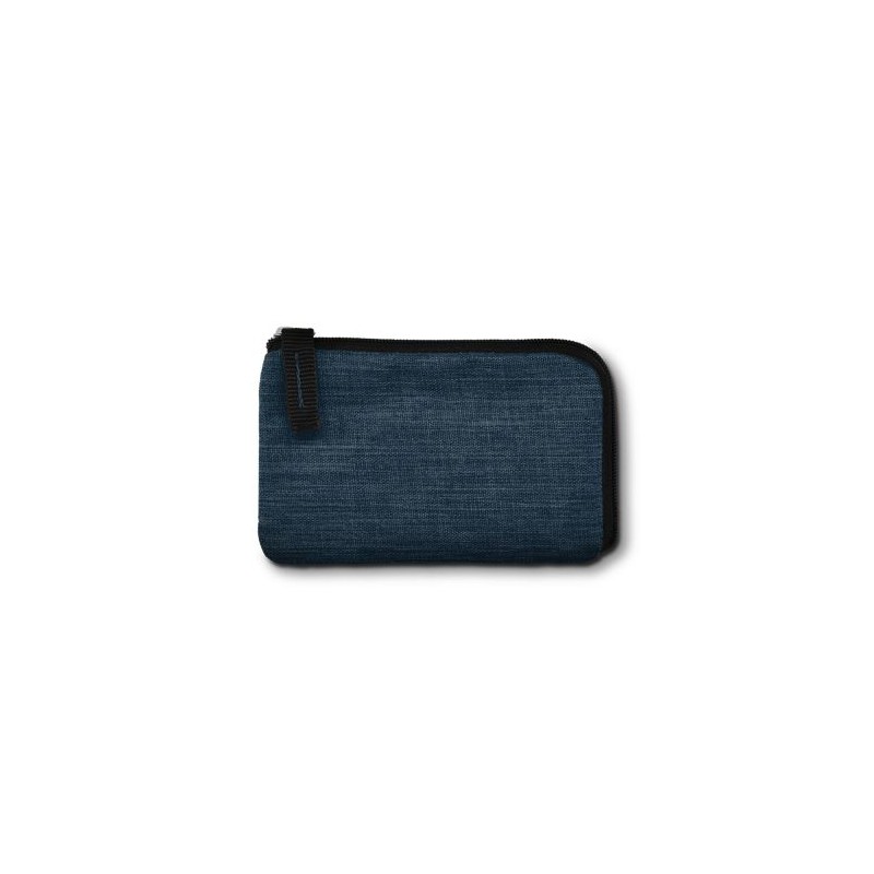 Porte-monnaie anti RFID  en rPET avec porte-carte de crédit - Personnalisé objet promotionnel éco-responsable
