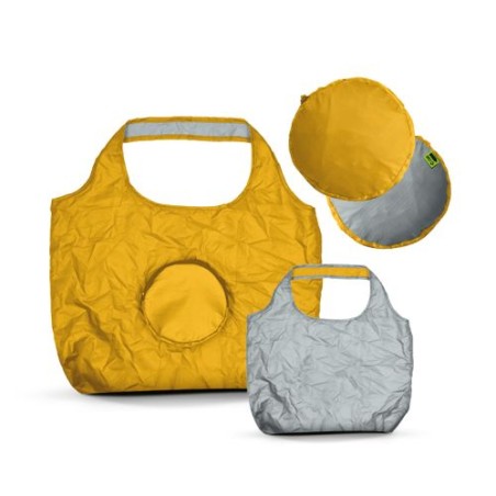 Sac Shopping Pliable Éco-responsable Bicolore 20L en rPET - Personnalisé cadeau affaires élégant