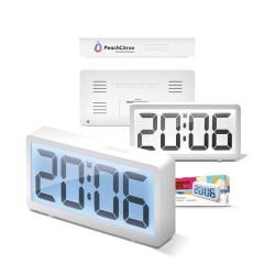 Pendulette Réveil Éclairant Personnalisée - Horloge de Bureau