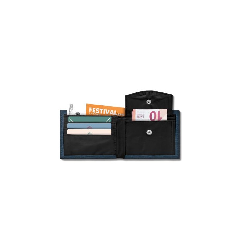 Porte-monnaie Éco-responsable Anti RFID en rPET - Sécurisé et Pratique objet promo petit budget