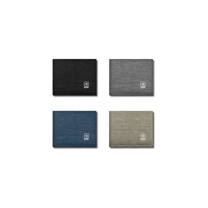 Porte-monnaie Éco-responsable Anti RFID en rPET - Sécurisé et Pratique objet promotionnel éco-responsable