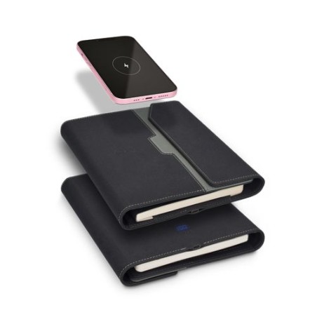 Conférencier A5 Éco-responsable avec Chargeur à Induction et Batterie 5000 mAh impression haute définition