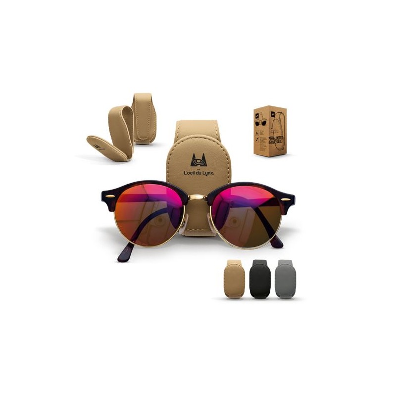 Support Pratique Personnalisable pour Lunette de Pare-Soleil de Voiture personnalisable avec votre logo
