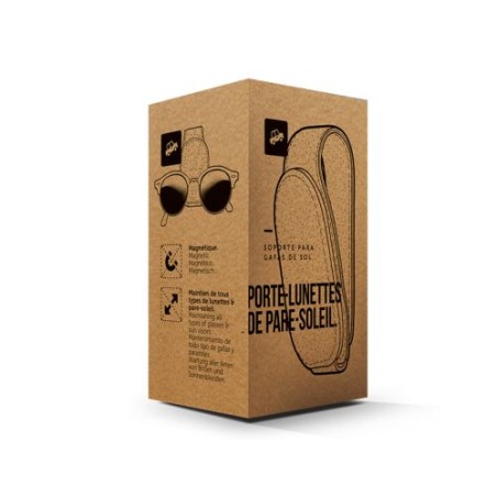 Support Pratique Personnalisable pour Lunette de Pare-Soleil de Voiture goodies personnalisé en stock