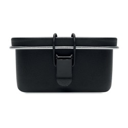 Lunch box en acier inoxydable personnalisée 750ml - CHAN LUNCHBOX COLOUR Matières : acier inoxydable Couleurs : noir goodies pub