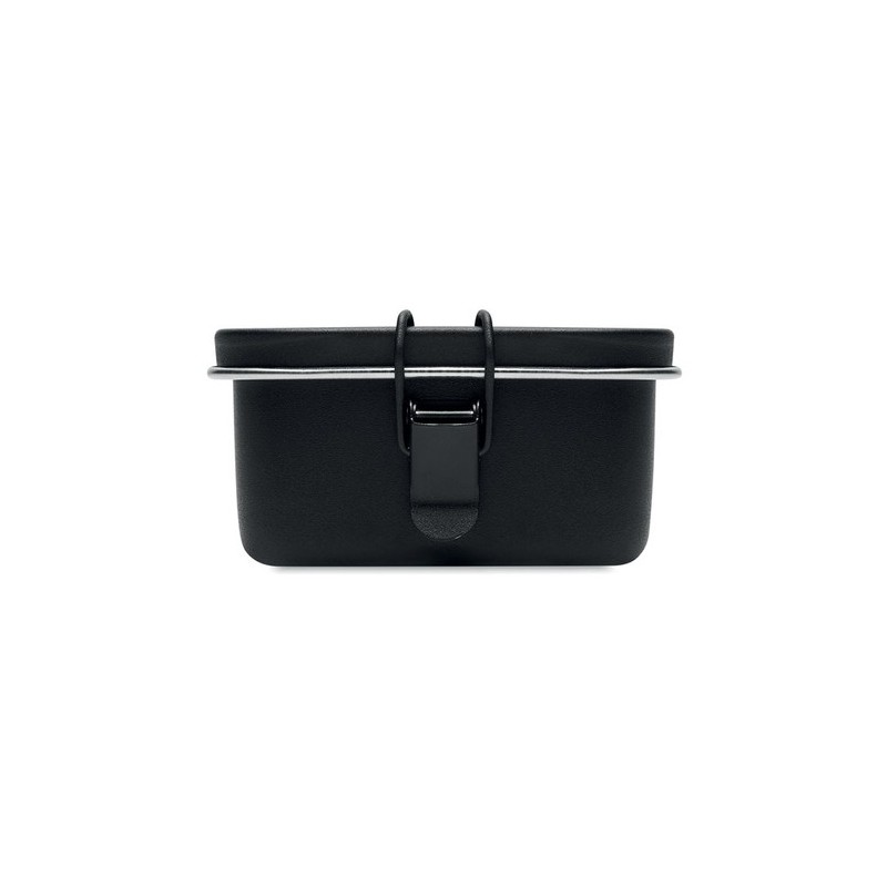Lunch box en acier inoxydable personnalisée 750ml - CHAN LUNCHBOX COLOUR Matières : acier inoxydable Couleurs : noir goodies pub