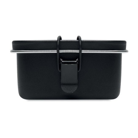Lunch box en acier inoxydable personnalisée 750ml - CHAN LUNCHBOX COLOUR Matières : acier inoxydable Couleurs : noir goodies pub
