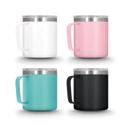 Mug isotherme double paroi inox avec couvercle personnalisé idéal cadeau entreprise 2