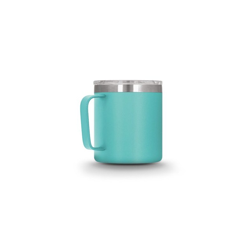 Mug isotherme double paroi inox avec couvercle personnalisé idéal cadeau entreprise objet publicitaire robuste