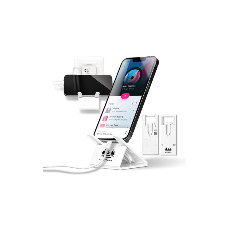 Support Téléphone Extra-Plat R pliable Pratique et Design Personnalisé