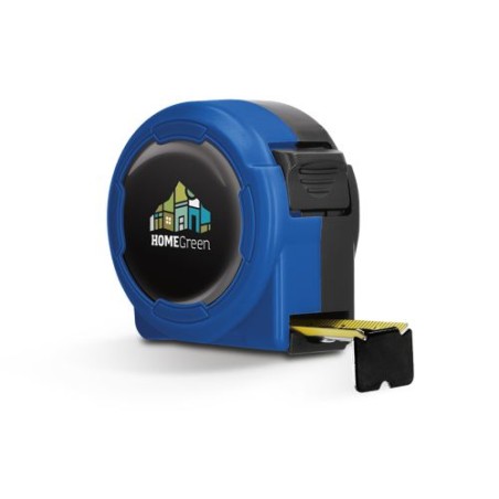 Mètre Ruban Jaune 3m x 16mm en Coque Plastique - Outil Publicitaire Personnalisé livraison express 24h 48h