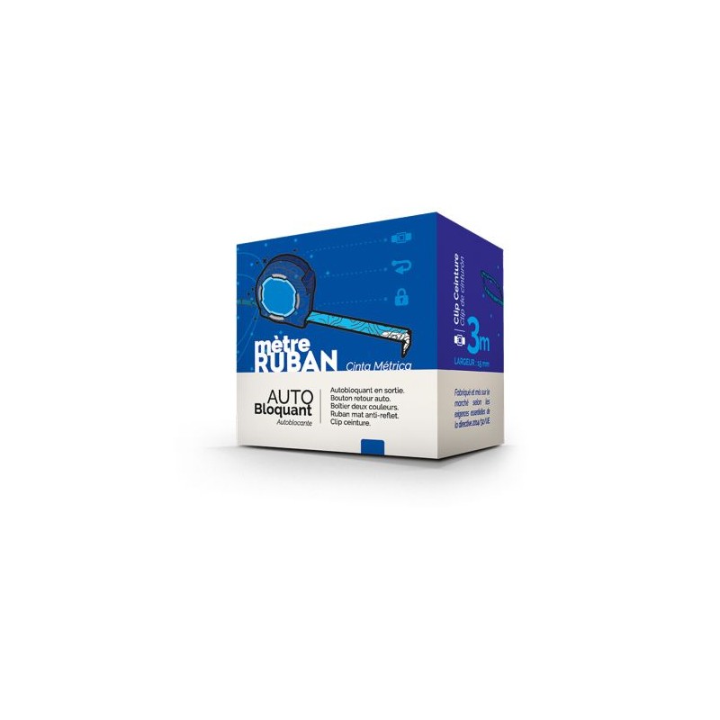 Mètre Ruban Jaune 3m - Précision et Pratique Personnalisé