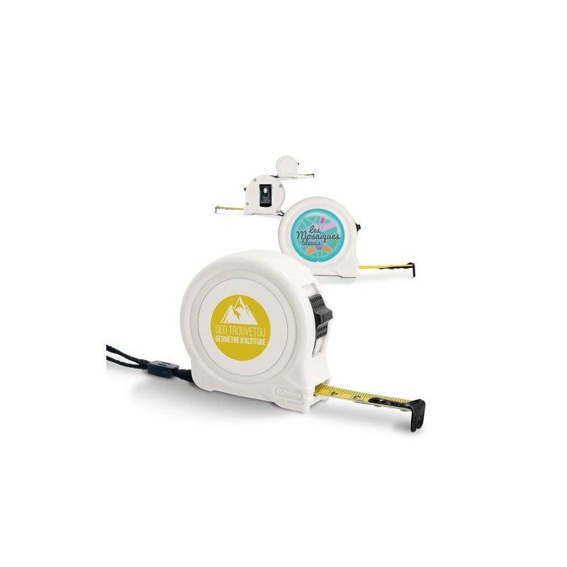 Mètre Ruban Jaune Personnalisable 3m x 16mm