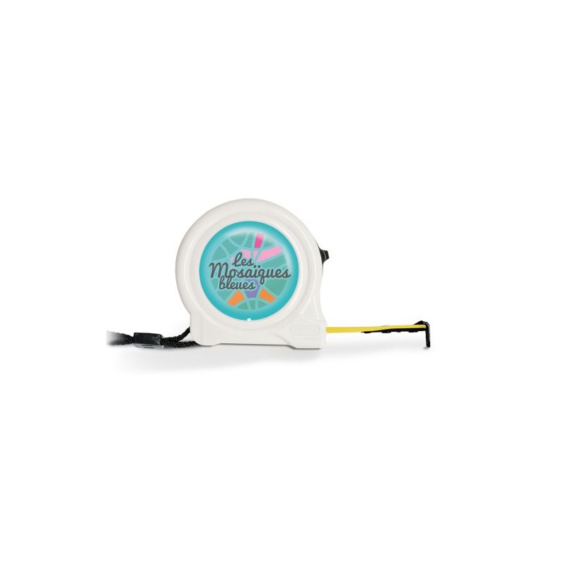 Mètre Ruban Jaune Personnalisable 3m x 16mm goodies publicitaire événementiel