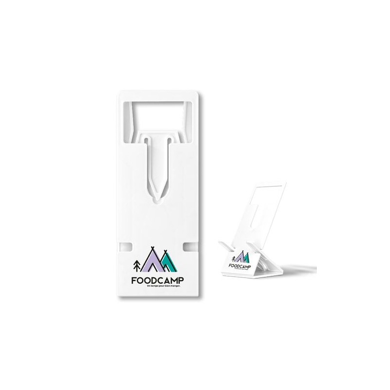 Support Téléphone Extra-Plat R pliable Pratique et Design Personnalisé goodies publicitaire événementiel