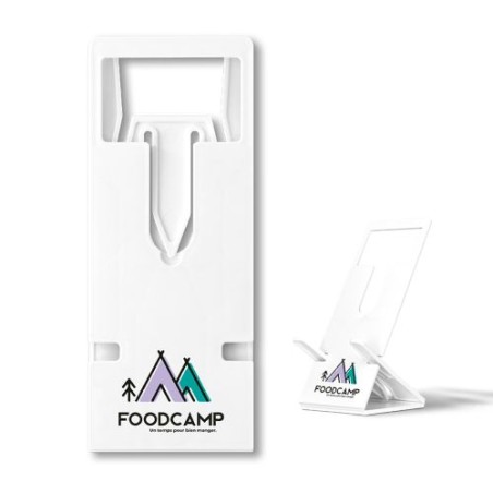 Support Téléphone Extra-Plat R pliable Pratique et Design Personnalisé goodies publicitaire événementiel