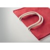 Sac Shopping Éco-responsable Personnalisé en Jute Élégant AURA Matières : jute Couleurs : rouge accessoire événementiel unique