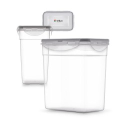 Boîte de rangement  1.5L avec couvercle - Personnalisée pour l'entreprise