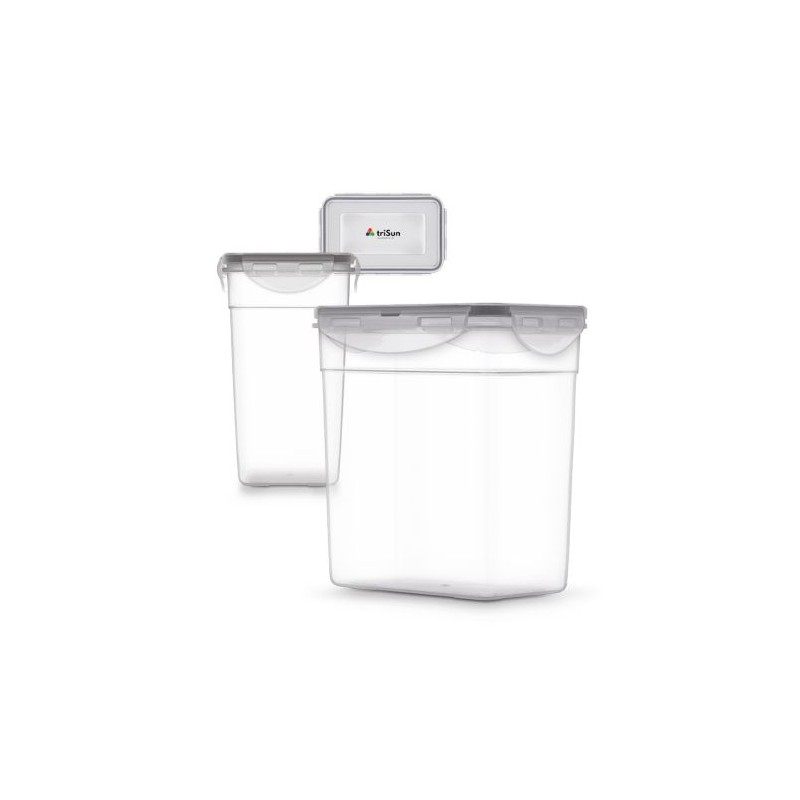 Boîte de rangement  1.5L avec couvercle - Personnalisée pour l'entreprise