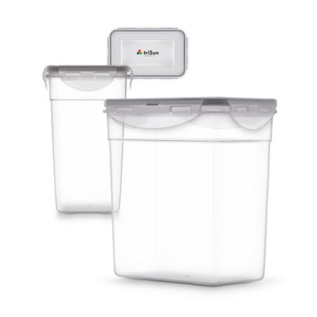 Boîte de rangement  1.5L avec couvercle - Personnalisée pour l'entreprise