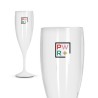 Flûte à Champagne Réutilisable en Plastique Éco-responsable Tritan 14 cl Ras Bord goodies entreprise design