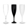 Flûte à Champagne Réutilisable en Plastique Éco-responsable Tritan 14 cl Ras Bord goodies publicitaire événementiel
