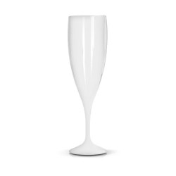 Flûte à Champagne Réutilisable en Plastique Éco-responsable Tritan 14 cl Ras Bord goodies publicitaire durable