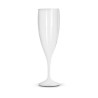 Flûte à Champagne Réutilisable en Plastique Éco-responsable Tritan 14 cl Ras Bord goodies publicitaire durable