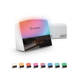 Horloge de Bureau Lumineuse Personnalisée Radio Réveil