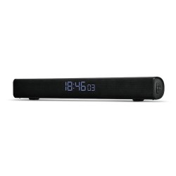 Enceinte Barre de Son Éco-responsable BT5.0 16 W (2x 8 W), Radio FM, Horloge - Son de Qualité Personnalisée 2