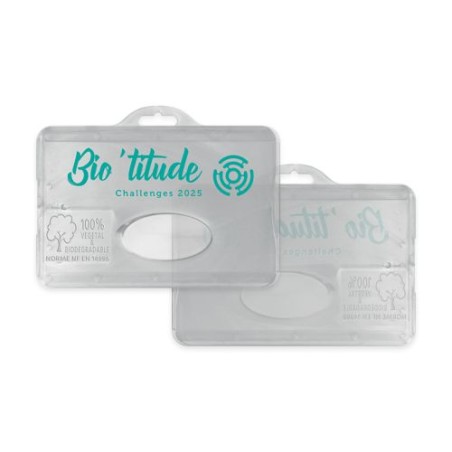 Porte-badge Éco-responsable 100% Végétal - Personnalisable goodies publicitaire événementiel