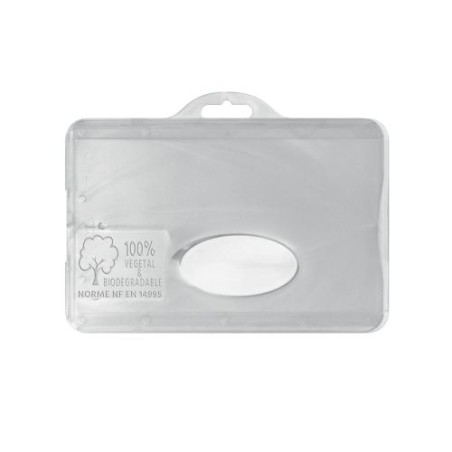 Porte-badge Éco-responsable 100% Végétal - Personnalisable marquage laser ultra précis
