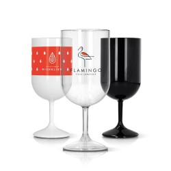 Verre réutilisable incassable en plastique Tritan 18 cl personnalisé Ras Bord
