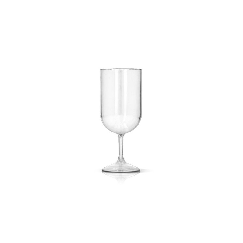 Verre réutilisable incassable en plastique Tritan 18 cl personnalisé Ras Bord objet promo petit budget