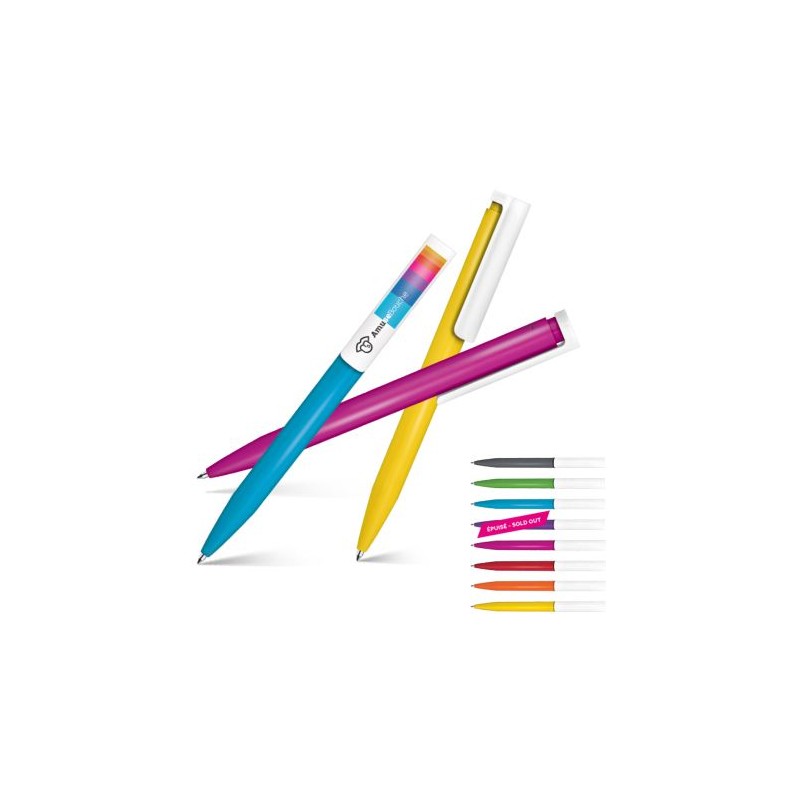 Stylo Bille Antibactérien avec Écriture Bleue